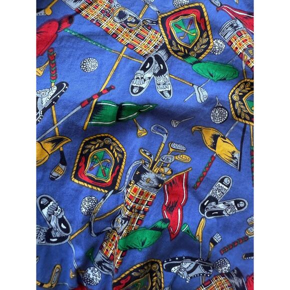 Vintage Jean Bell Golf Print Bermuda Shorts Size Small - Picture 3 of 5